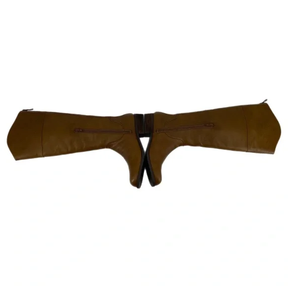 Sole Society Amaretto Belluci Leather So-Carolyn Boots - Picture 3 of 11